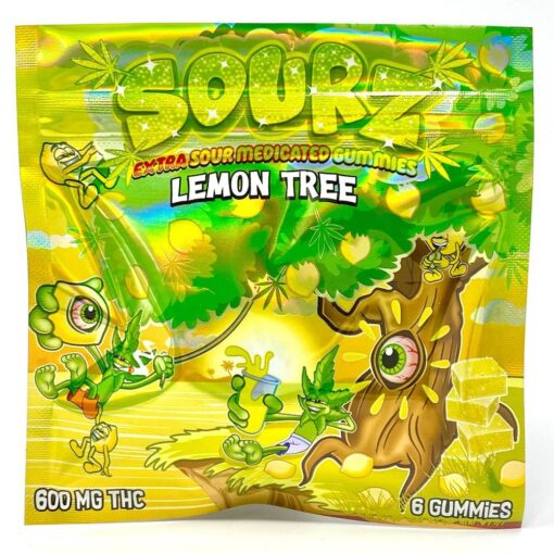 Sourz 600mg Gummies – Lemon Tree Flavor