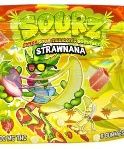 Sourz 600mg gummies – Strawnana Flavor